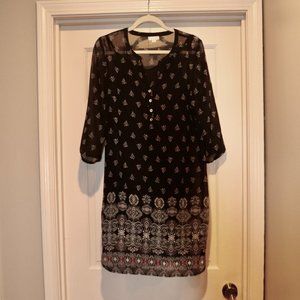 J Jill Indigo Dress